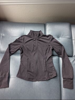 Black Zip-Up Active Jacket